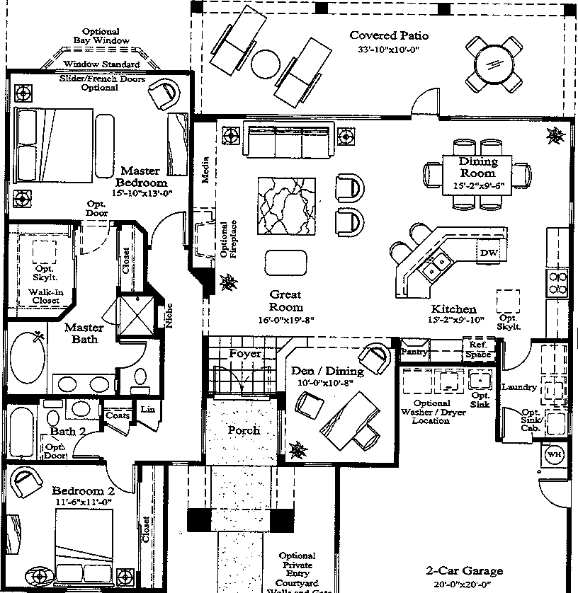 Siena Las Vegas Floor Plans Como series Model 6110