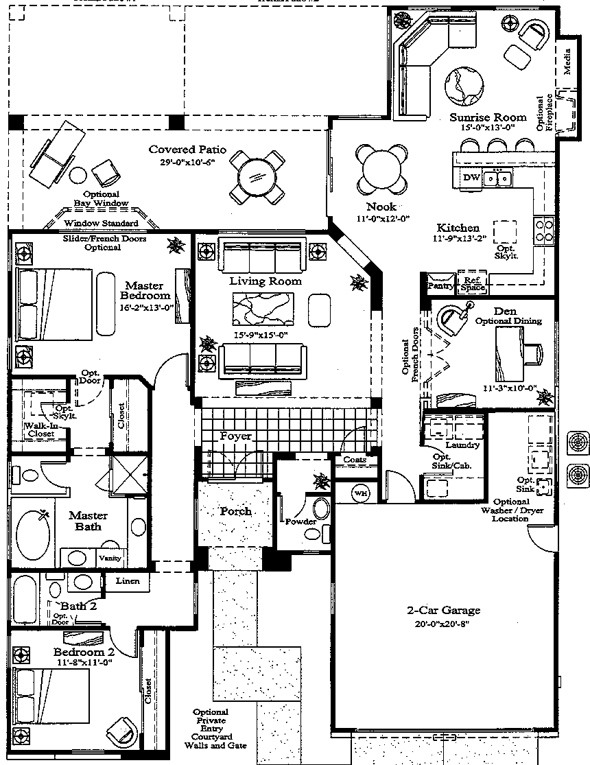 Siena Las Vegas Floor Plans Como series Model 6120