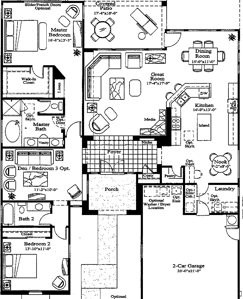 Siena Las Vegas Floor Plans Como series Model 6140