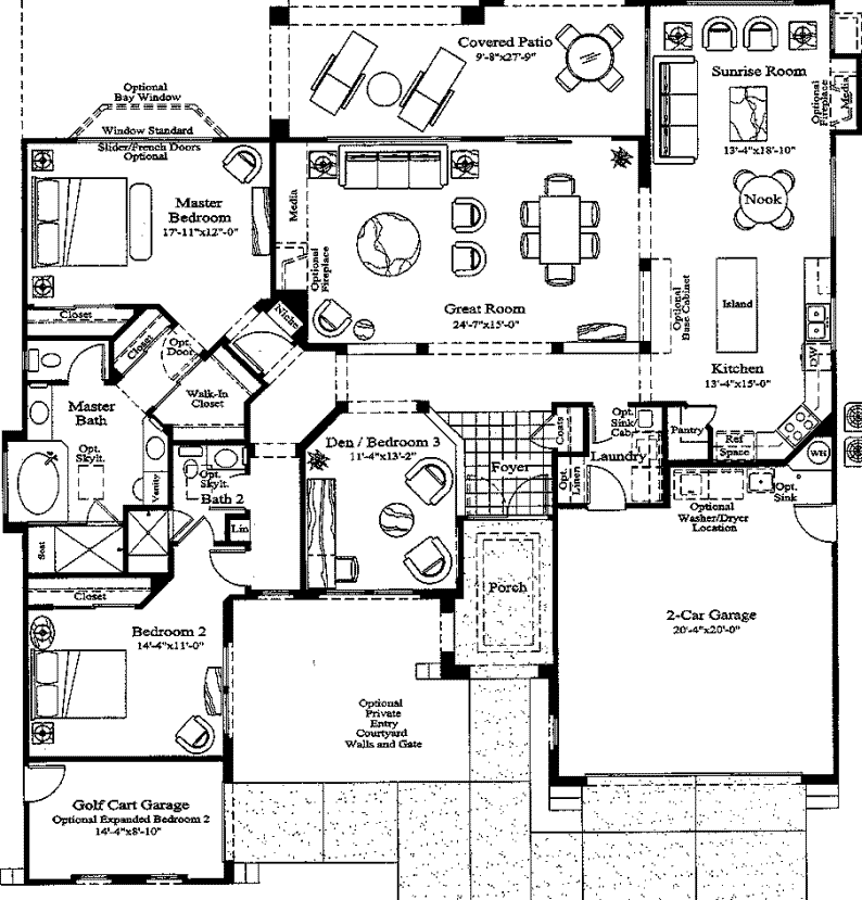 Siena Las Vegas Floor Plans Trieste and Florence series