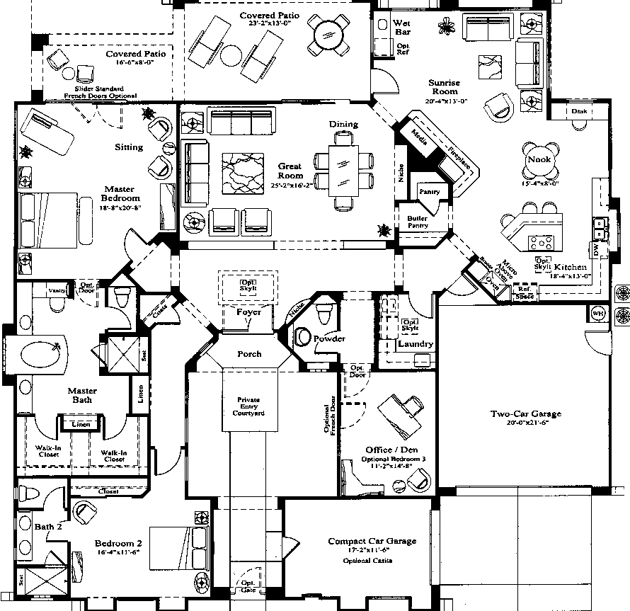 Siena Floor Plans Verona series Model 8110