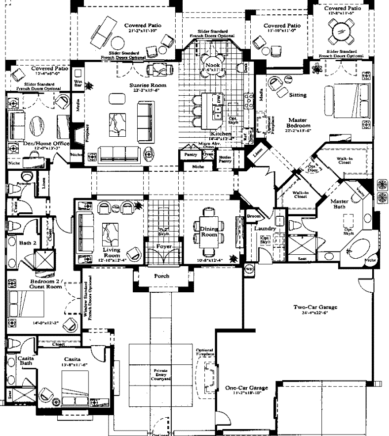 Siena Floor Plans Verona series Model 8120